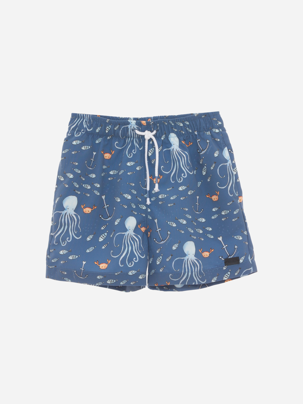 Calções Azuis Estampados