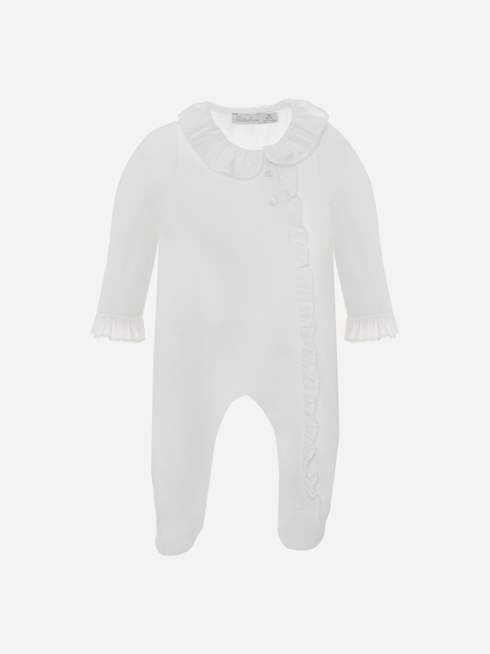 White Jersey Babygrow