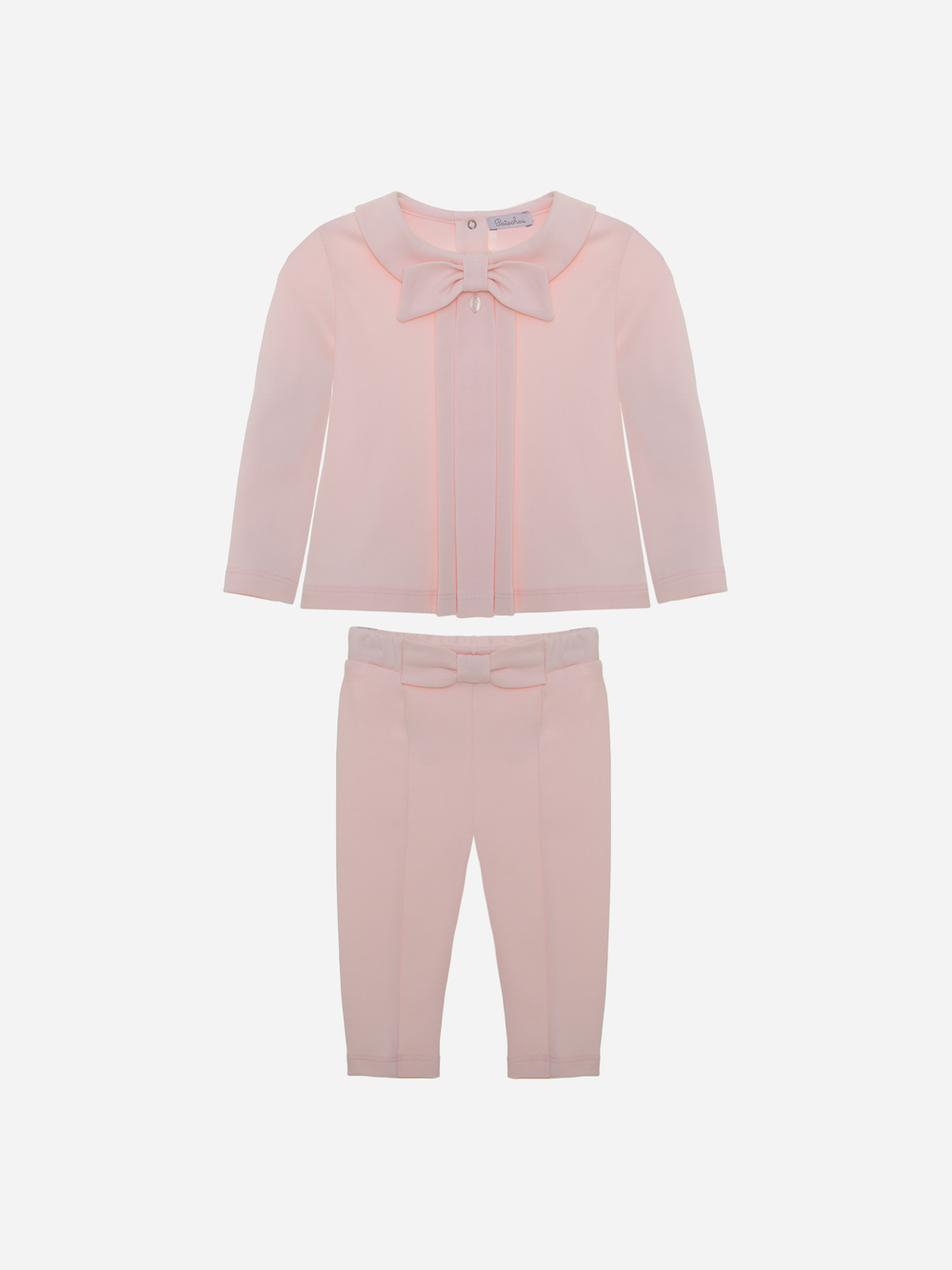 Conjunto em Malha Jersey Rosa