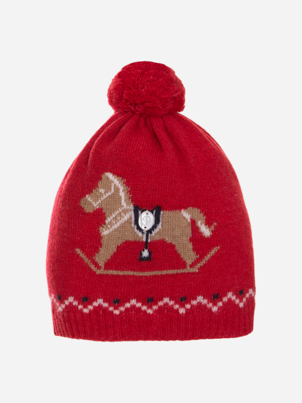Red knit hat