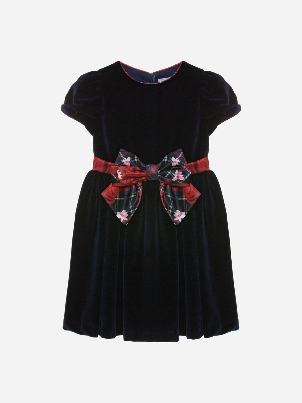 Navy Blue velvet dress