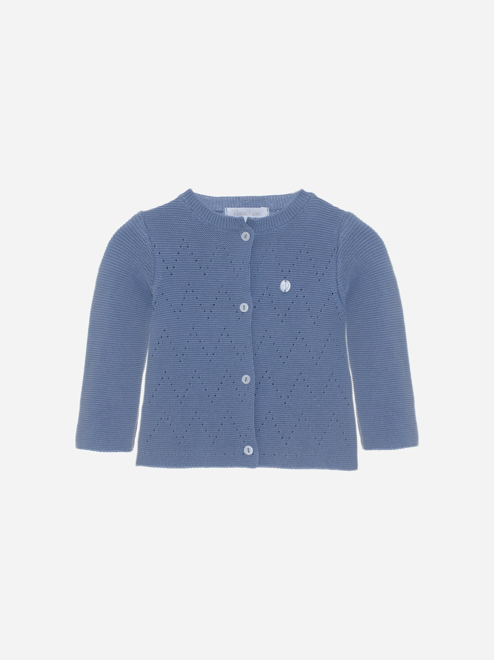 Blushed blue knit cardy