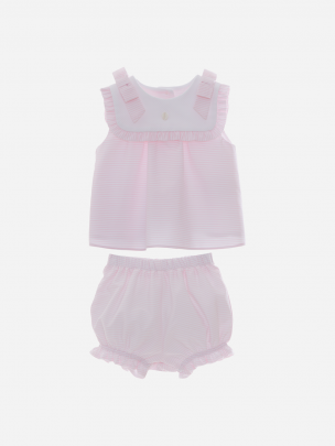 Pink Striped Set