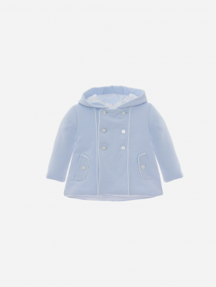 Blue Cotton Coat