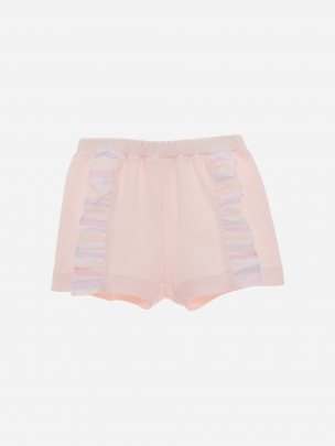 Pale Pink Interlock Shorts