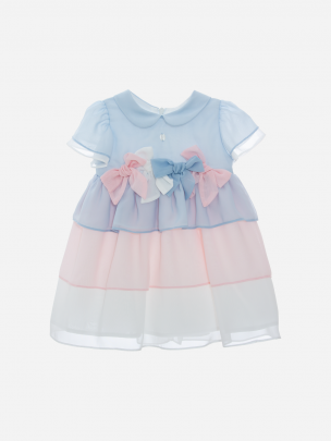 Blue Chiffon Dress