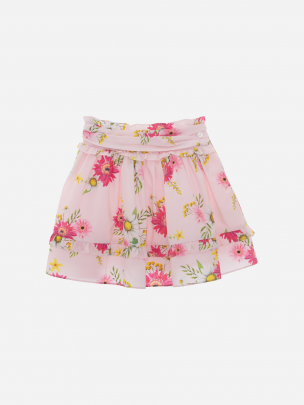 Flower Print Skirt