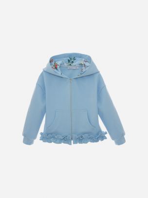 Blue Interlock Coat