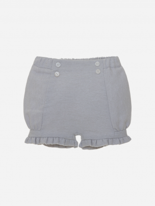 Beige Viyella Shorts 