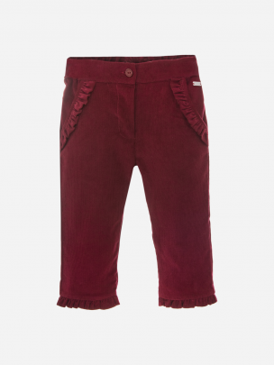 Burgundy Corduroy Pants 