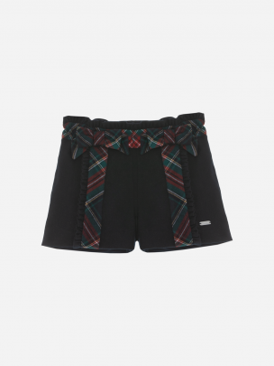 Navy Flannel Shorts