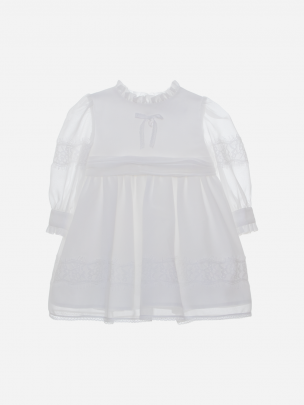 White Chiffon Dress