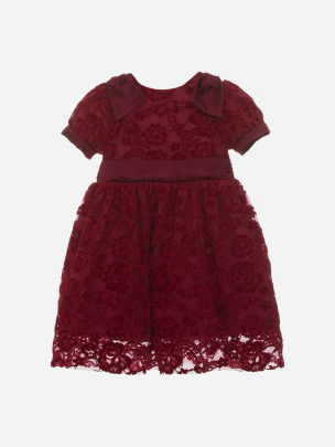 Burgundy Lace Dress