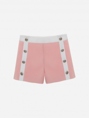 Pale Pink Flannel Shorts