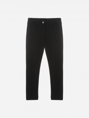 Black Interlock Pants