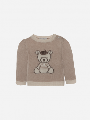 Beige knit sweater