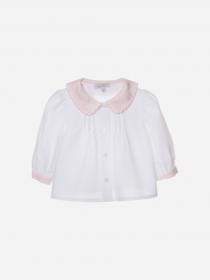 Blusa em vaiela branca