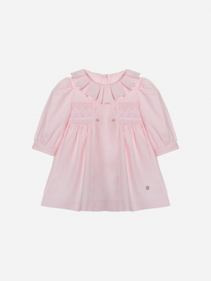 Pink viyela dress