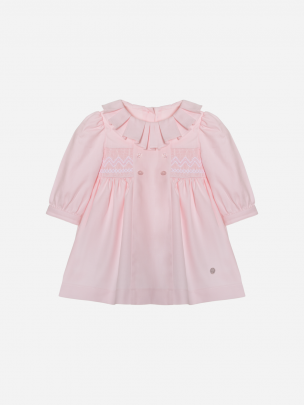 Pink viyela dress