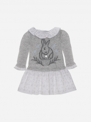 Gray bunny dress