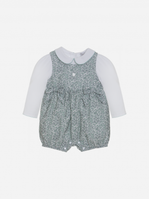 Liberty print romper