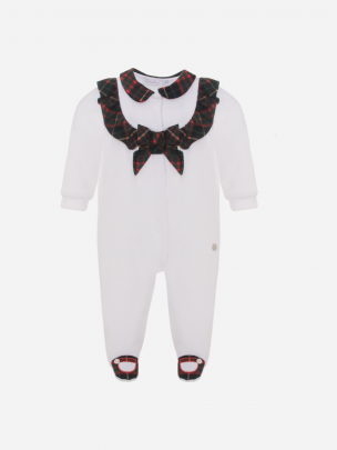 Babygrow em malha branca