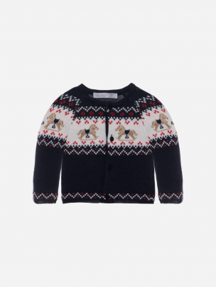 Navy Blue knit cardy