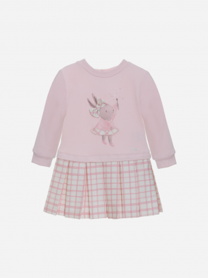 Pale pink bunny dress