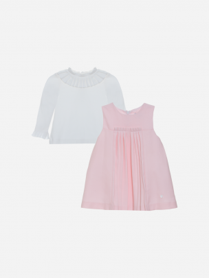 Pale pink and white set