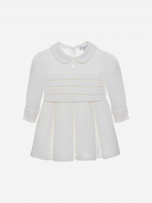 Ecru jersey dress