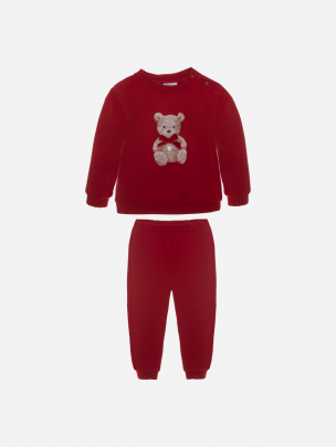 Red jersey homewear set