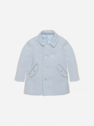 Pale blue mouflon coat