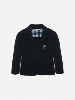 Navy Blue cotton fleece jacket