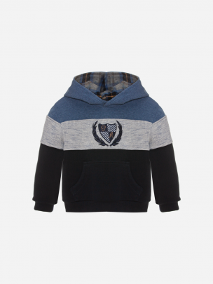Marine color block sweatshirt