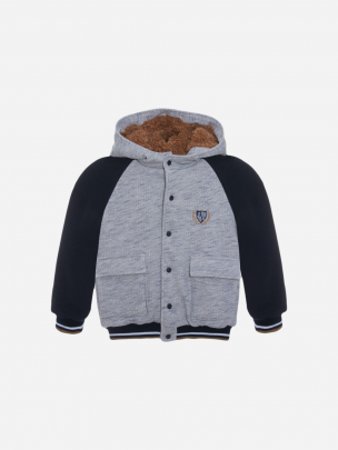 Melange blue and marine jacket