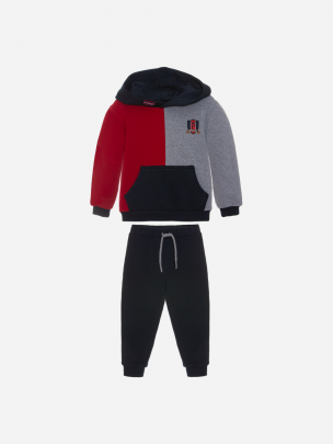 Marine, red and grey Set