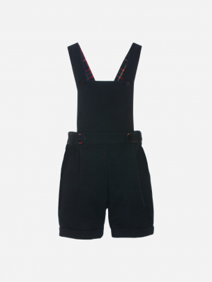 Marine flannel romper