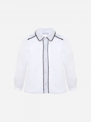 Camisa em vaiela branca