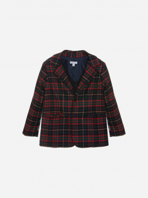 Red flannel blazer