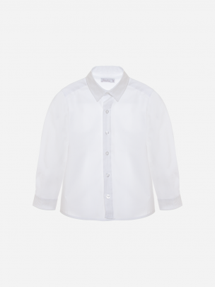 White poplin party shirt