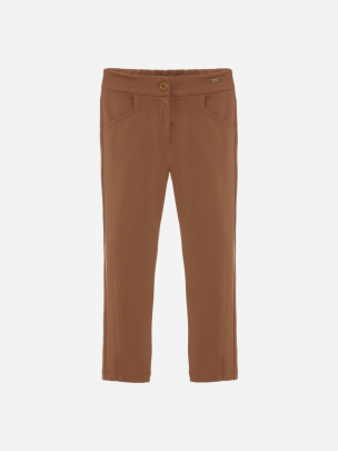 Beige interlock pants