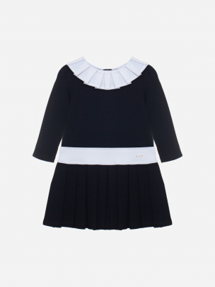 Black interlock dress