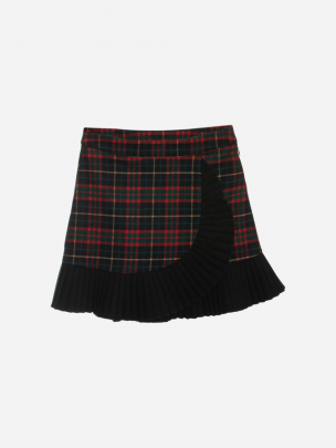Red frill skirt