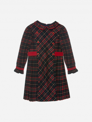Red checkered dress
