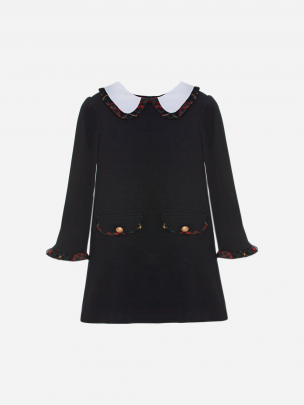 Navy Blue and exclusive tartan dress