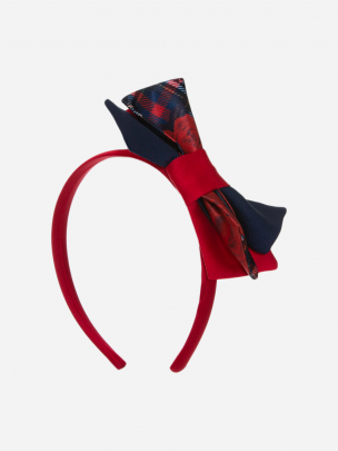 Red magic print headband