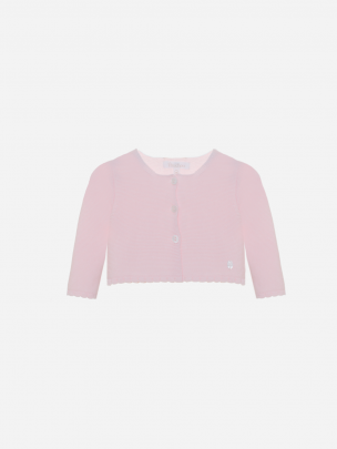 Pink knit cardy