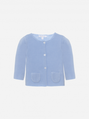 Blue knit cardy