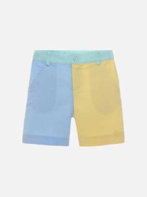 Multicolor Oxford shorts