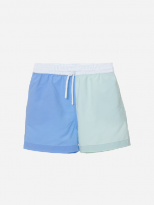 Multicolored swimming trunks